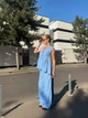 Жіночий літній костюм з воланом (жилет+брюки) Uaclothes 42-44 Блакитний (like38838-192741349) - изображение 4