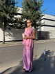 Жіночий літній костюм з воланом (жилет+брюки) Uaclothes 42-44 Рожевий (like38839-192751349) - изображение 4