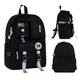 Рюкзак шкільний GoPack Education Teens GO26-2500L-черний перлинний - зображення 1