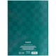 Книга канцелярська тверда обкладинка А4 96 аркушів # офсет AXENT Mosaic, зелена (10) /8427-4-A/ - изображение 5
