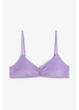 Верхняя часть купальника женская H&M 271121503 34 Сиреневый/Серебристый (2727000140588) - изображение 1