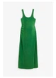 Платье для беременных длинное летнее женское H&M 271198043 2XL Зеленое (2727000127992) - изображение 5