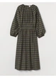 Платье длинное осеннее женское H&M 270922455 M Хаки (2727000129170) - изображение 2