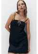 Платье вечернее короткое летнее женское H&M 271250808 M Черное (2727000131951) - изображение 2