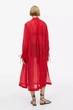Пляжное платье женское H&M 271183081 L Красное (2727000127145) - изображение 2