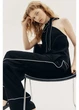 Топ женский H&M 271252550 L Черный/Белый (2727000120788) - изображение 5