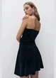 Платье вечернее короткое летнее женское H&M 271250482 XS Черное (2727000100742) - изображение 5