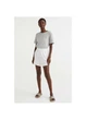 Шорты женские H&M 271055983 XL Белые (2727000130299) - изображение 1