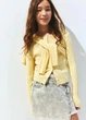 Подростковый кардиган на пуговицах для девочки H&M 271269302 146 см Желтый (2727000101572) - изображение 1