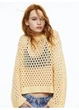 Джемпер женский H&M 271111777 XS Желтый (2727000137328) - изображение 1
