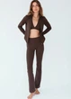 Спортивная кофта женская H&M 271256470 L Темно-коричневая (2727000096557) - изображение 2