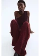 Брюки женские H&M 271195434 L Бордовые (2727000133849) - изображение 3