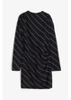 Сукня коротка осіння жіноча H&M 271198523 L Чорна (2727000129217) - зображення 4