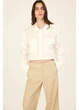 Брюки женские H&M 271237320 36 Бежевые (2727000099725) - изображение 3