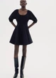 Платье короткое осеннее женское H&M 271271263 XXS Черное (2727000105303) - изображение 1