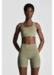 Спортивний топ для фітнесу жіночий H&M 271294038_khaki S Хакі (2727000121020) - зображення 1