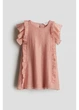 Детское летнее платье для девочки H&M 271275398 104 см Грязно-розовое (2727000119027) - изображение 5
