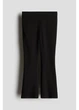 Дитячі штани-кльош для дівчинки H&M 271207488 104 см Чорні (2727000110451) - зображення 1