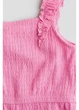 Детский летний комбинезон для девочки H&M 271294396 110 см Розовый (2727000142209) - изображение 2