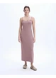 Платье длинное летнее женское H&M 271174465 XS Фиолетовое (2727000123529) - изображение 1