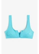Верхня частина купальника жіноча H&M 271150835_blue 34 Блакитна (2727000140793) - зображення 1