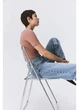 Боди-футболка женская H&M 271154640_pudra M Пудровая (2727000130527) - изображение 4