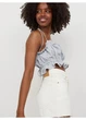 Топ женский H&M 271003481 L Светло-серый (2727000115722) - изображение 2