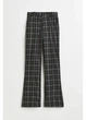 Подростковые штаны-клеш для девочки H&M 271078850 170 см Черный/Зеленый (2727000142223) - изображение 1