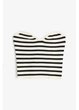 Топ жіночий H&M 271139090_strip XL Білий/Смужка (2727000135874) - зображення 1