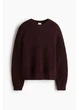 Джемпер женский H&M 271293287 S Бордовый (2727000116729) - изображение 3