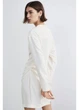 Сукня коротка осіння жіноча H&M 271198523 XS Кремова (2727000133160) - зображення 2