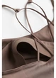 Спортивний топ для фітнесу жіночий H&M 271131730_brown L Коричневий (2727000121532) - зображення 3