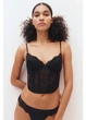 Корсет женский H&M 271244799 80C Черный (2727000135027) - изображение 1