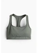 Спортивный топ для фитнеса женский H&M 271226768 M Зеленый (2727000128791) - изображение 1