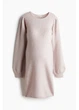 Платье для беременных короткое осеннее женское H&M 271241144 M Розовое (2727000124922) - изображение 1