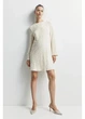 Платье для беременных короткое осеннее женское H&M 271242520 S Кремовое (2727000119102) - изображение 2