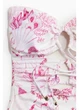 Купальник слитный женский H&M 271271838 XS Розовый/Белый (2727000123192) - изображение 5