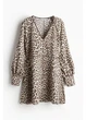 Платье короткое летнее женское H&M 271247039 XS Леопардовое (2727000120634) - изображение 4