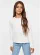 Дитячий лонгслів для дівчинки H&M 270575156_white 110 см Білий (2727000111557) - зображення 1