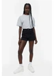 Шорты джинсовые женские H&M 271150536 32 Черные (2727000128395) - изображение 1