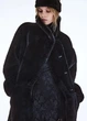 Эко шуба женская H&M 271252181 S Черная (2727000096267) - изображение 2