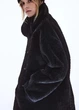 Эко шуба женская H&M 271252181 S Черная (2727000096267) - изображение 3