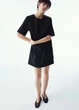 Платье-футболка короткое летнее женское H&M 271247028 M Черное (2727000105556) - изображение 1
