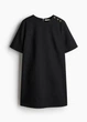 Платье-футболка короткое летнее женское H&M 271247028 M Черное (2727000105556) - изображение 5