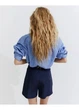 Шорты женские H&M 271224117_navy 50 Темно-синие (2727000139346) - изображение 2