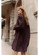 Сукня коротка осіння жіноча H&M 271309903 XS Бордова (2727000121112) - зображення 3