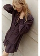 Сукня коротка осіння жіноча H&M 271309903 XS Бордова (2727000121112) - зображення 5