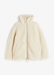 Полушубок женский H&M 271164256_white XXS Молочный (2727000114022) - изображение 2