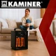 Электрический обогреватель Kaminer 3000 Вт (IPX4) — Тепловая пушка с термостатом 0-85°C и функцией обдува, нагреватель до 30 м² - изображение 6