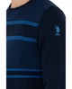 Светр тонкий бавовняний U.S. Polo Assn. 1678203BLUE XXL темно-синій (8683856250144) - зображення 7